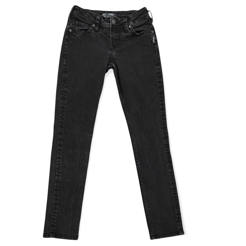 Silver Jeans® Suki Mid Skinny 27x31 black jeans